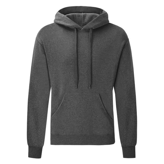 Fruit Of The Loom Heren Sweatshirt Met Capuchon / Hoodie (Donker Heather) - Image 1