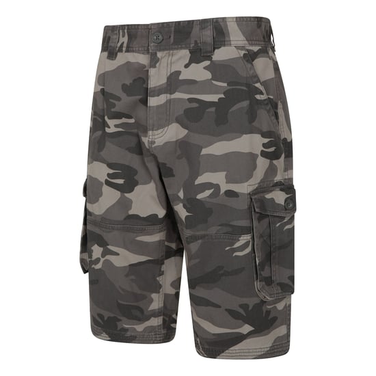 Mountain Warehouse Heren Camo Cargo Shorts (Zwart) - Image 3