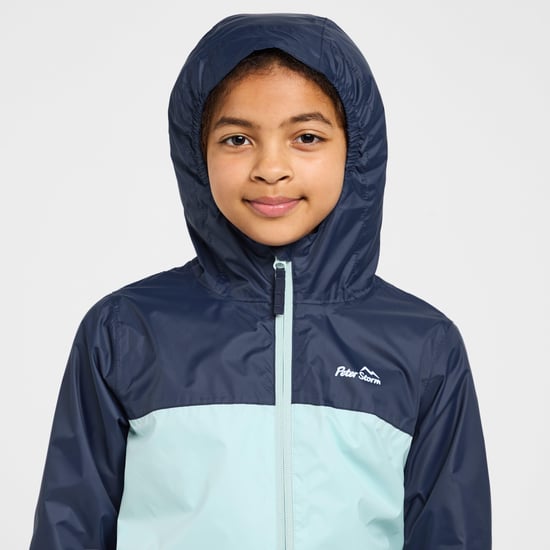 Peter Storm Kids' Cyclone Lightweight Waterproof Jacket with Hood, Children's Raincoat