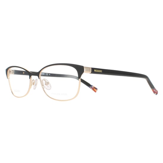 Missoni Semi Rimless Womens Black Glasses