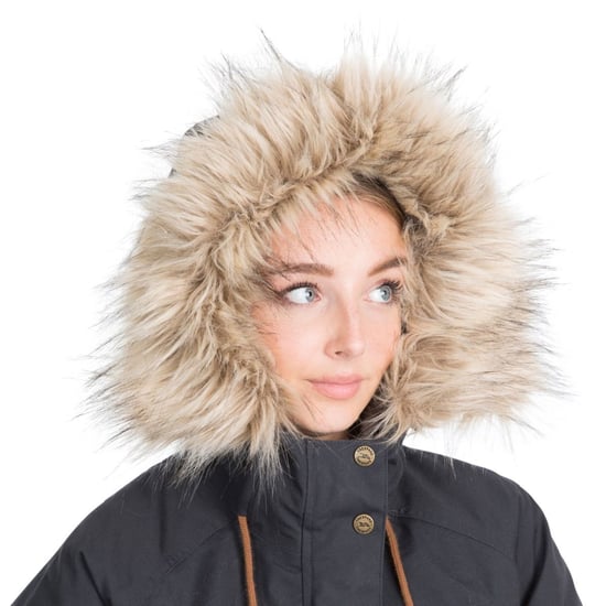 Trespass Womens/Ladies Faithful Waterproof Jacket (Dark Grey)