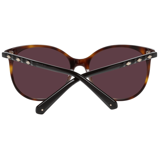 Swarovski ronde dames donkere havana bruine gradiënt zonnebril - Image 3