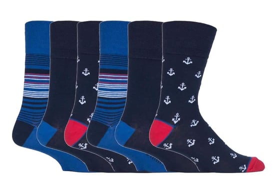 6 paar sokken zonder elastiek herensokken met zachte grip 39-45 Uk - MGG549 - Image 1