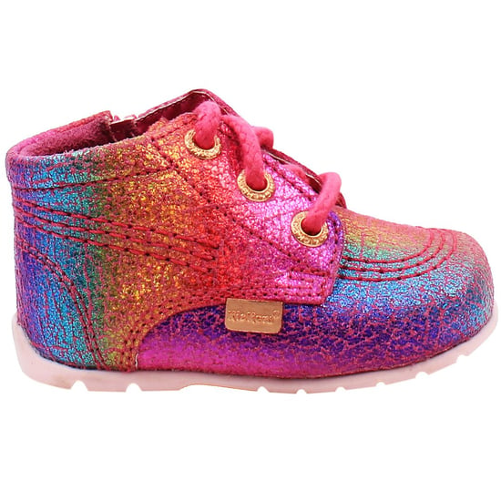 Kickers Hi B Enkellaarsjes Kinderen Roze - Image 4
