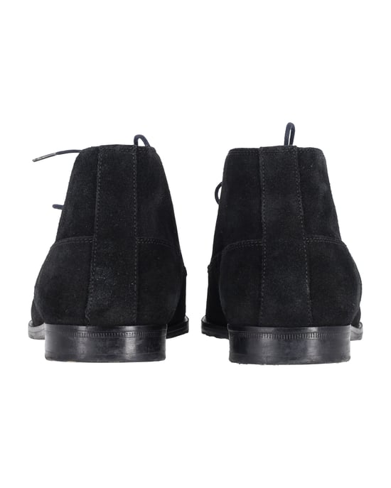 Hugo Boss Desert Veterschoenen Enkellaarsjes in Zwart Suède - Image 4