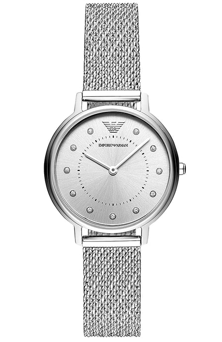 Emporio Armani Kappa Women's Silver Watch AR11128
