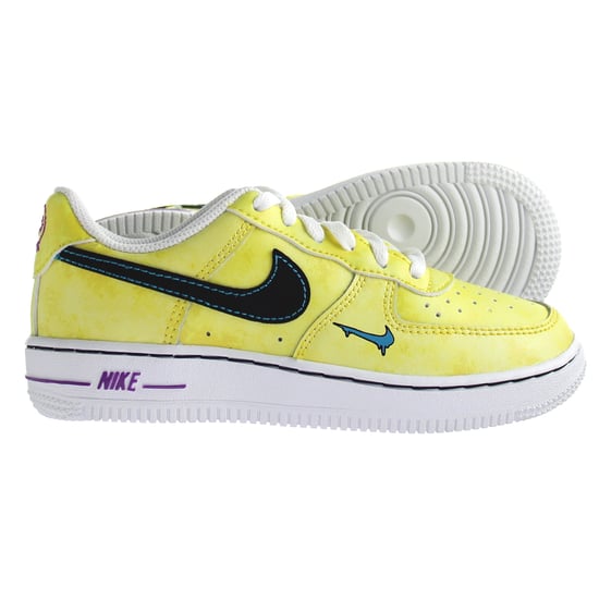 Nike Force LV8 3 Yellow Kids Trainers