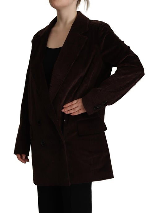 Lange dubbelgeknoopte trenchcoat met notched lapel van Dolce & Gabbana - Image 2