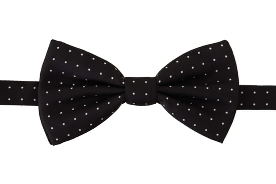 Dolce & Gabbana Grijs 100% Zijde Verstelbare Nek Papillon Mannenstropdas - Image 6