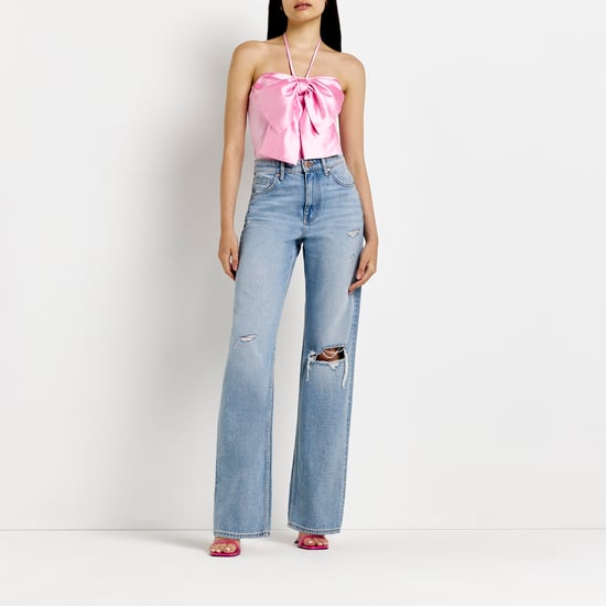 River Island Womens Bow Detail Top - Pink