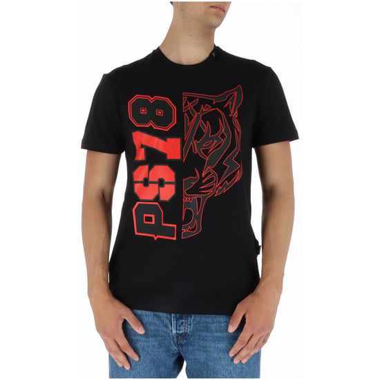 Plein Sport PS78 Design Logo Black T-Shirt - Image 1