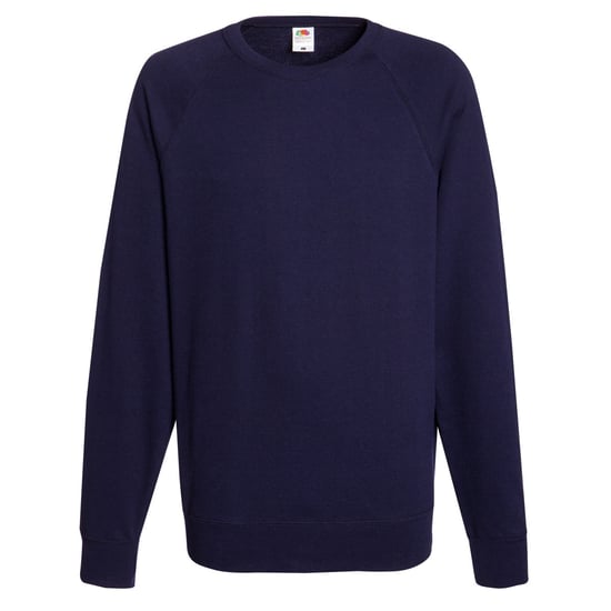 Fruit Of The Loom Heren Lichtgewicht Raglan Sweatshirt (240 GSM) (Donker Marine) - Image 1