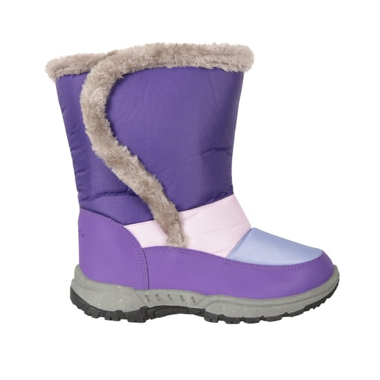 Mountain Warehouse Kinderen/Kinderen Caribou Adaptieve Sneeuwlaarzen (Paars) - Image 1