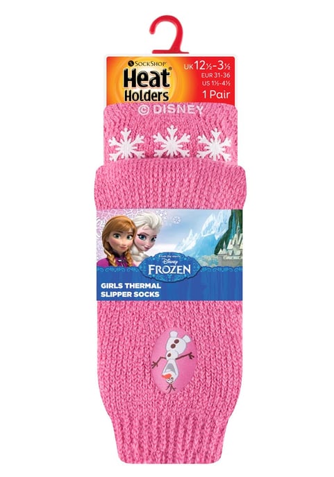 Heat Holders Karakter thermo pantoffelsokken voor kinderen - Frozen Olaf - Image 2