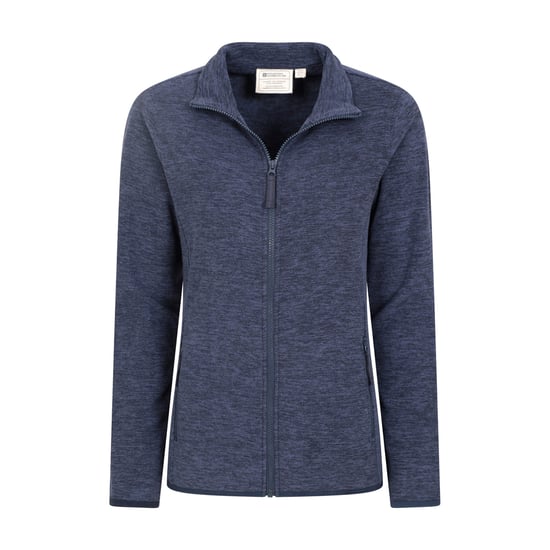 Mountain Warehouse Dames/Dames Snowdon II Melange Full Zip Fleecejack (Donkerblauw) - Image 4