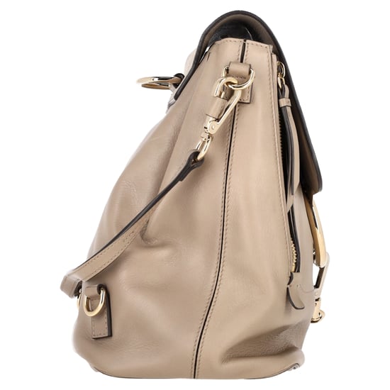 Chloé Faye Rugzak in Beige Leer en Suède - Image 2