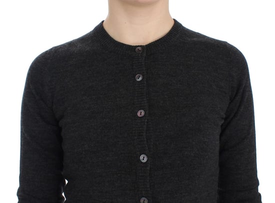 Dolce & Gabbana Vrouwentrui Grijs wollen vest met knopen - Image 5