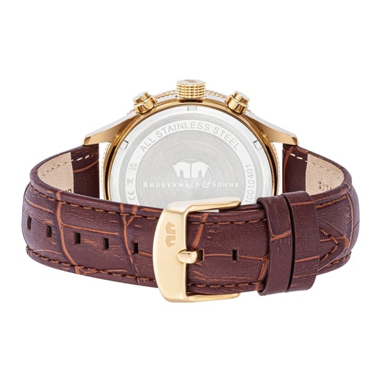 Rhodenwald   Söhne Male Genuine leather Watch 43 mm - Image 4