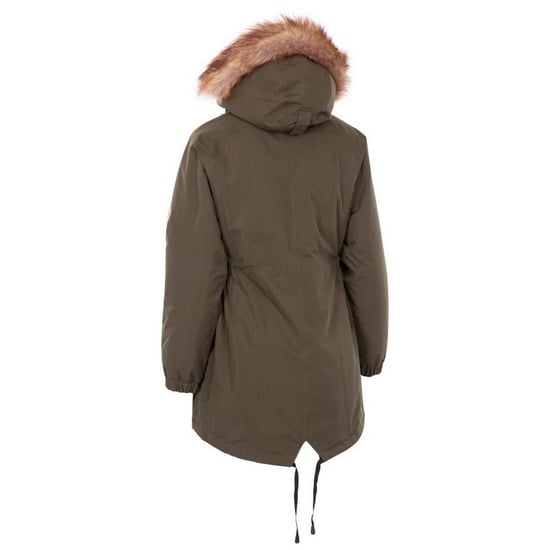 Trespass Womens/Ladies Celebrity Insulated Longer Length Parka Jacket (Dark Vine)