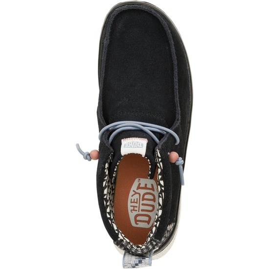 HEYDUDE Wendy Peak Hi Suede Vrouwen Zwart Laarzen - Image 4