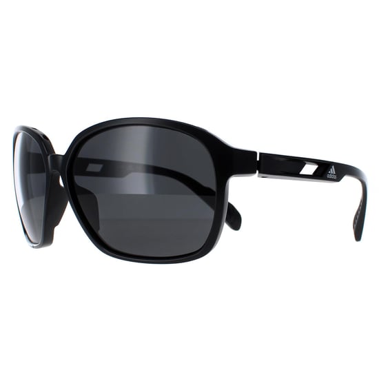 Adidas Oval Womens Shiny Black Contrast Grey SP0013