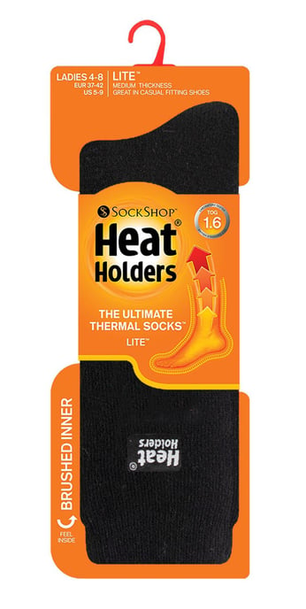 Heat Holders - Lite 3 paar thermo damessokken - Zwart - Image 2