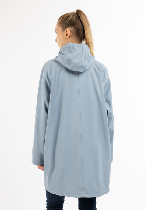Schmuddelwedda Oversized mackintosh bridgeport Dames Lichtblauw-271 - Image 3