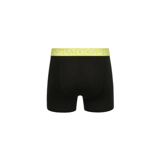 Crosshatch Heren Crystaline Boxershorts (Set van 3) (Lime/Zwart/Grijs) - Image 3
