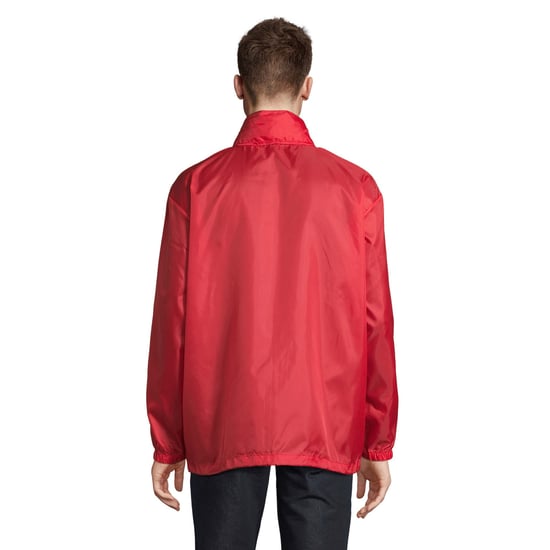 SOLS Unisex windjack met shift voor volwassenen (Rood) - Image 2