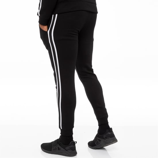 Heren Zwart Trainingspak Joggers| Enzo Designer Menswear - Image 4
