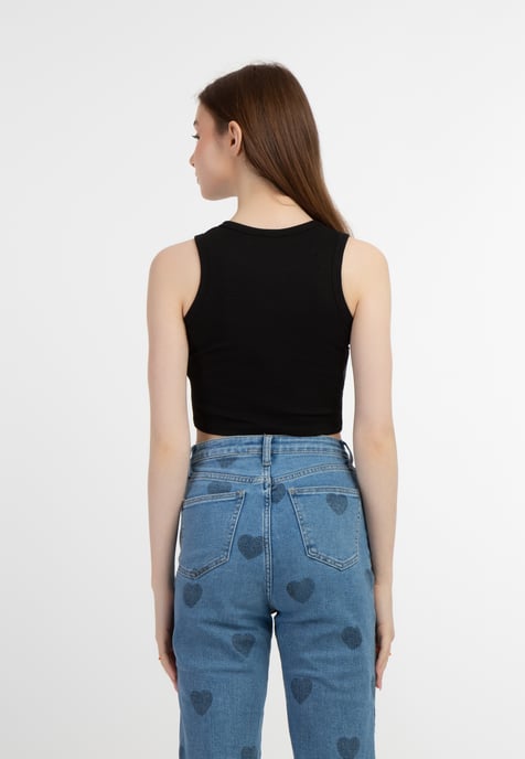 Mymo Tanktop Dames zwart - Image 4