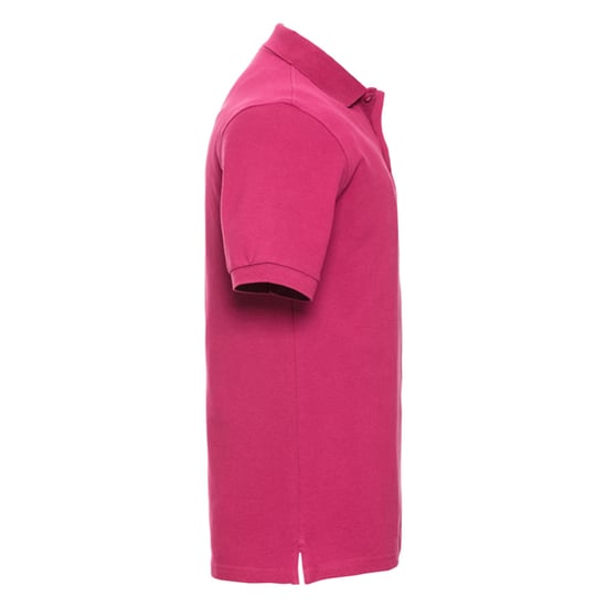 Russell Heren Klassiek Katoenen Polo Shirt (Fuchsia) - Image 3