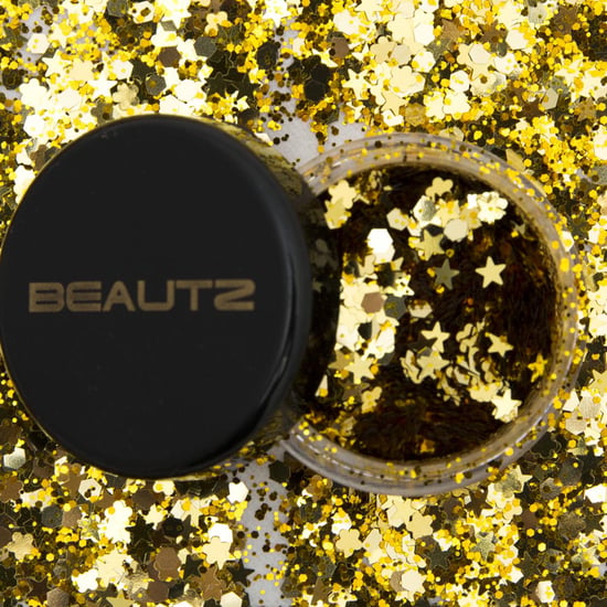 Aquarius Beautz Chunky Glitter 10ml pot with 5-gram Glitter, Gold