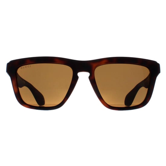 Gucci Rechthoek Unisex Havana Bruin GG1571S - Image 1