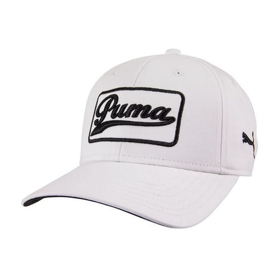 Puma Graphic Logo White Adjustable Mens Greenkeeper Cap 908356 05