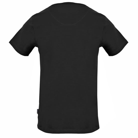 Aquascutum Block Aldis Logo Black T-Shirt - Image 2