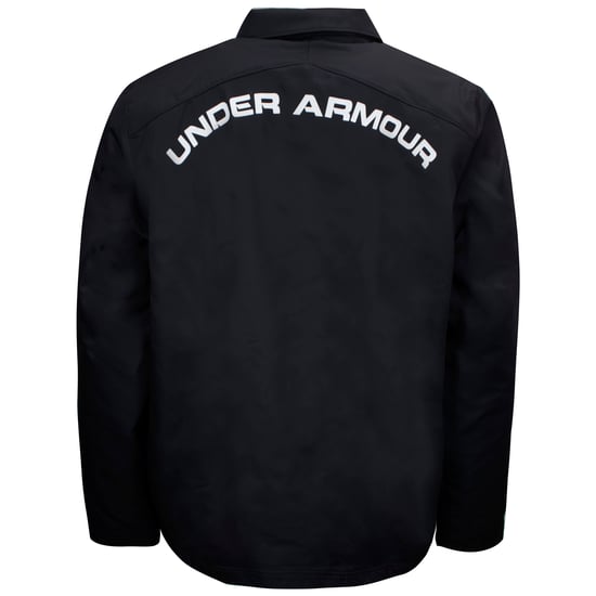 Under Armour Mens Accelerate Touchline Button Up Jacket Black 1328072 001