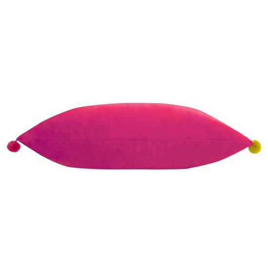 Paoletti Fiesta Velvet Pom Pom Rand Kussensloop - Image 2