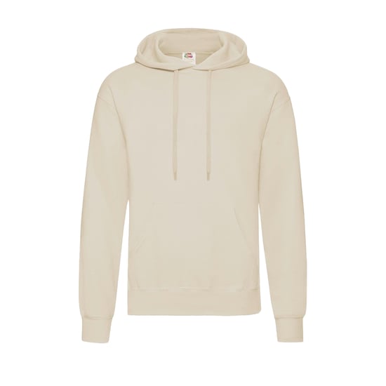 Fruit Of The Loom Unisex Volwassenen Klassiek Sweatshirt met capuchon (Natuurlijk) - Image 1