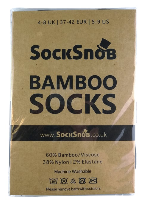 Set van 4 sokken met onzichtbare voering van bamboe voor dames - Natuurlijk - Image 2