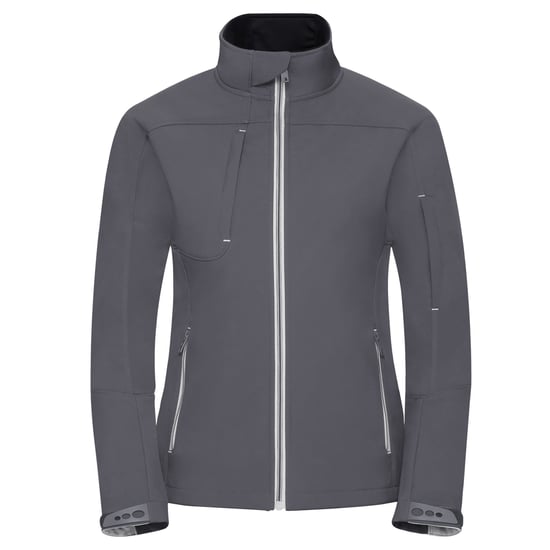 Russell Dames/Dames Bionic Zachte Shell Jas (IJzergrijs) - Image 1