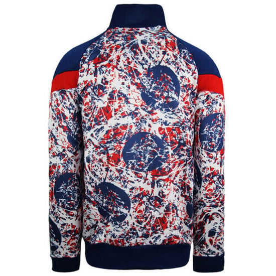 Puma England 3 Lions Sleeve Zip Up Blue Red Men Football Track Jacket 656883 01