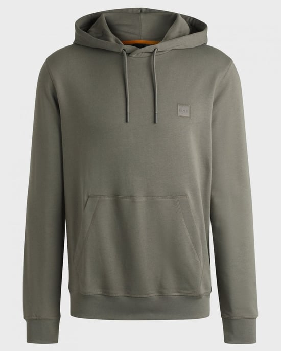 BOSS Orange Wetalk Heren Pullover Hoodie met Logo Patch - Image 1