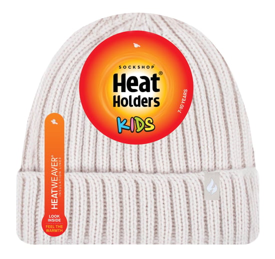 Heat Holders Dikke dikke geribbelde muts voor meisjes - Buttercream - Image 2