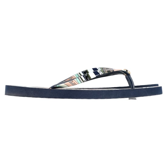 Tory Burch Gedrukte Flip-Flops in Multicolor Rubber - Image 1