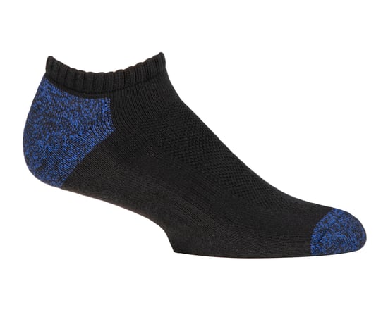 Blue Guard Versterkte hiel- en teen korte werksokken - Zwart - Image 1