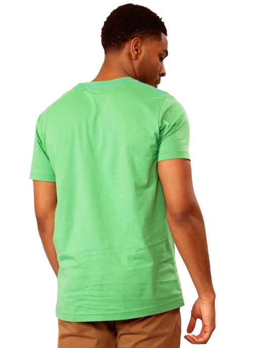 Gant | Mens Crew Neck T-Shirt Contrast Logo - Green