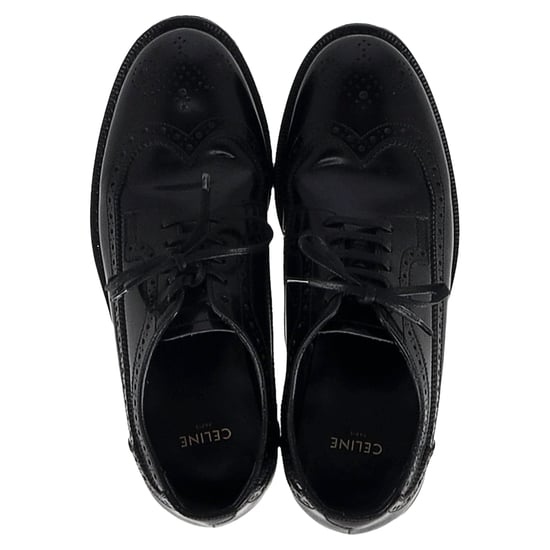 Celine Brogue Veterschoenen in Zwart Kalfsleer - Image 5