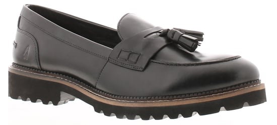 Hush Puppies Ginny Suède Dames Zwarte Instappers - Image 1