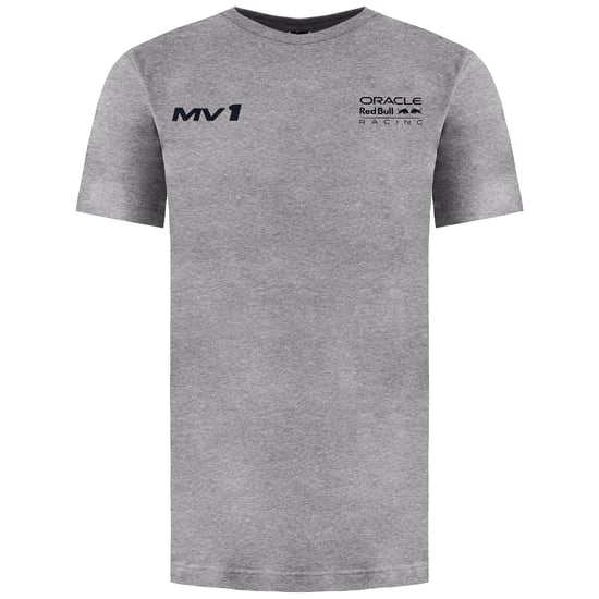 Red Bull Racing Max Helmet Unisex Grey Marl T-Shirt - Image 1